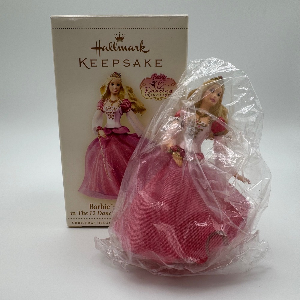 2006 Hallmark Keepsake Barbie as Genevieve 12 Dancing Princesses Ornament In Box
